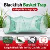 Picture of Portable Foldable Fishing Trap Net - Automatic Spring Cage for Crab,Eel,Catfish & Minnows with Free Bait & Accessories