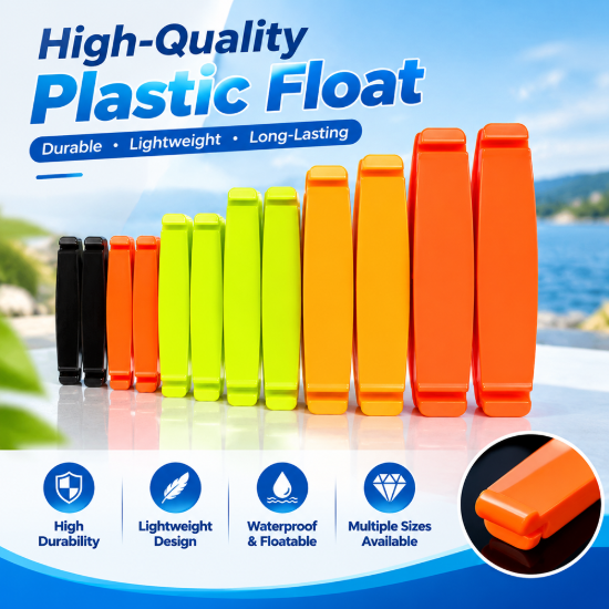 Picture of Premium Plastic Fishing Net Floats & Buoys | Heavy-Duty Step-Resistant Aquaculture Floats | Multi-Size & Colors (Red/Yellow/Green/Blue/Black)