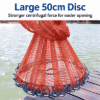 Picture of Premium Flying Disc Cast Net | Easy Throw Hand Casting Fishing Net with Heavy Sinkers & Treated Nylon